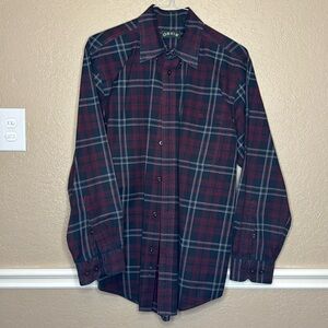 Orvis signature twill long sleeve button-down dress shirt size large